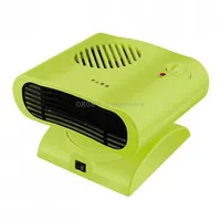 Mini Shaking Head Radiator Warmer Electric Heater Warm Air Blower Green