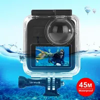 Puluz 45M Underwater Waterproof Housing Diving Case for Gopro Max, with Buckle Basic Mount  Screw