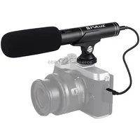 Puluz Professional Interview Condenser Video Shotgun Microphone with 3.5Mm Audio Cable for Dslr  Dv Camcorder