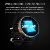 V3 Ultra Max 1.6 inch Tft Round Screen Smart Watch Supports Voice Calls/Blood Oxygen MonitoringBlack