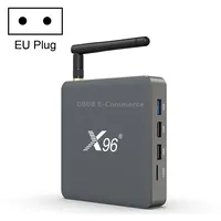 X96 X6 8K Smart Tv Box Android 11.0 Media Player, Rk3566 Quad Core Arm Cortex A55, Ram 4Gb, Rom 32Gb, Plug Typeeu