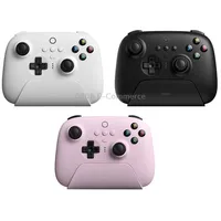 8Bitdo Wireless 2.4G Gaming Controller With Charging Dock For Pc / Windows 10 11 Steam DeckPink