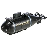 Children 2.4G Electric Six-Way Mini Submarine Model Boy Playing In Water Remote Control Boat Nuclear SubmarineBlack