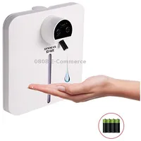 Crucgre Intelligent Automatic Induction Soap Dispenser Wall-Mounted Foam Hand Washer Disinfector Alcohol Sprayer, Styledrop Type Battery