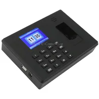 Fingerprint Recognition Voice Broadcast Smart Report Generation Attendance Machine, Model Black Eu Plug