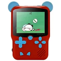 I50 999 in 1 Children Cat Ears Handheld Game Console, Style Singles Red