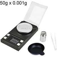Mh-8028 50G x 0.001G High Accuracy Digital Electronic Portable Jewelry Diamond Gem Carat Lab Weight Scale Balance Device with 1.6 inch Lcd Screen