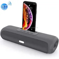 Newrixing Nr-2027 Tws Long Bar Shaped Bluetooth Speaker with Mobile Phone HolderGrey
