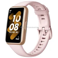 Original Huawei Band 7 Nfc Edition, 1.47 inch Amoled Screen Smart Watch, Support Blood Oxygen Monitoring / 14-Days Battery LifePink