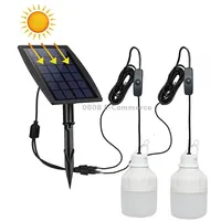 Snf-0092 6W Solar Lantern Lighting Bulb Outdoor Ip44 Waterproof Led One for Two System Split Garden Lamp, Length5M