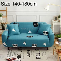 Sofa Covers all-inclusive Slip-Resistant Sectional Elastic Full Couch Cover and Pillow Case, Specificationtwo Seat  2 Pcs CaseCat Dog