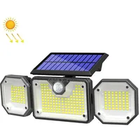 Solar Human Body Sensor Light Led Outdoor Waterproof Garden Light, Style All In One 226Led