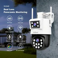 Srihome Sh048 2Mp  Humanoid Tracking Smart Night Vision Dual Lens Ip CameraAu Plug