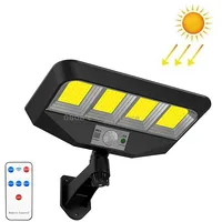 Tg-Ty081 Led Solar Wall Light Body Sensation Outdoor Waterproof Courtyard Lamp with Remote Control, Style 138 Cob Integrated 