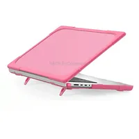 Tpu  Pc Two-Color Anti-Fall Laptop Protective Case For Macbook Pro 16.2 inch A2485 2021Rose Red