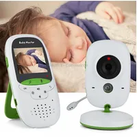 Vb602 2.4 inch Lcd 2.4Ghz Wireless Surveillance Camera Baby Monitor, Support Two Way Talk Back, Night VisionWhite