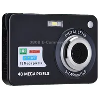 K09 48 Million Pixel Ccd Hd Digital Camera Retro Self-Portrait Video CameraBlack