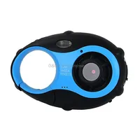 5Mp 1.5 inch Color Screen Mini Keychain Type Gift Digital Camera for ChildrenBlue