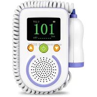 A100D  Digital Fetal Doppler Ultrasound Sound Baby Heartbeat Detector Monitor Rechargeable Prenatal Pocket Stethoscope