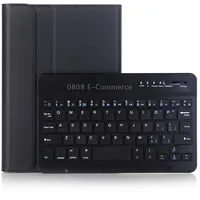 A290 For Galaxy Tab A 8.0 T290 / T295 2019 Detachable Bluetooth Keyboard Leather Tablet Case with Stand FunctionBlack