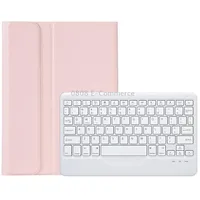 Am18-B Bluetooth Keyboard Leather Case For Lenovo Xiaoxin Pad Pro 2022 11.2 inchPink