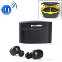 Bluedio Tws T-Elf Bluetooth Version 5.0 In-Ear Headset with Headphone Charging CabinYellow