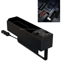 Car Seat Storage Box With Cable Usb Charger, Style2-Wire