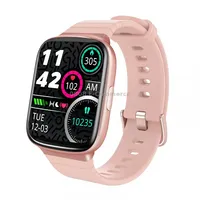 Cs169 1.69 inch Ips Screen 5Atm Waterproof Sport Smart Watch, Support Sleep Monitoring / Heart Rate Mode Incoming Call  Information ReminderRose Gold