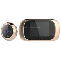 Dd1 Smart Electronic Cat Eye Camera Doorbell with 2.8 inch Lcd Screen, Support Infrared Night VisionGold