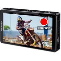 Feelworld Cut6 6-Inch Touch Screen Monitor Recorder Fhd Ips 4K Hdmi Camera Field Black