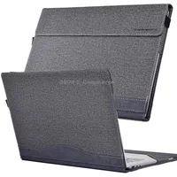 For Lenovo Thinkpad X1 Carbon Gen 9 Cloth Texture Laptop Leather Protective CaseSpace Ash