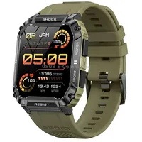 Hamtod T3 1.95 inch Three Defenses Sport Smart Watch, Support Bt Call / Modes Sleep Heart Rate Blood Oxygen Pressure MonitoringArmy Green