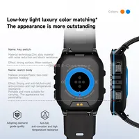 Lemfo C26 1.96 inch Sport Smart Watch, Support Bluetooth Call / Message Notification Heart Rate Blood Pressure Health MonitorBlue
