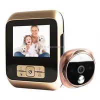 M530 3.0 inch Tft Display 3.0Mp Camera Video Digital Door Viewer, Support Tf Card 32Gb Max  Infrared Night Vision Bronze