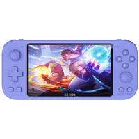 Rg3000 Handheld Game Console Support Double Handle Mini ConsolePurple