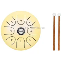 Shuffle Sd-5 5.5 Inch Steel Tongue Carefree Empty Drum Percussion InstrumentYellow