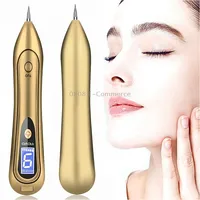 Songsun X2 Professional Portable Skin Spot Tattoo Freckle Removal Machine Mole Dot Removing Laser Plasma Beauty Care Pen with Lcd Display Screen  9 Gears AdjustmentGold
