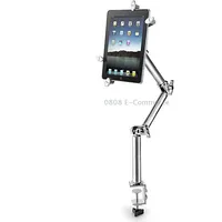 Tb-03 Aluminum Alloy Tablet Pc Stand Lazy Bedside Desktop Folding Camera Microphone StandSilver