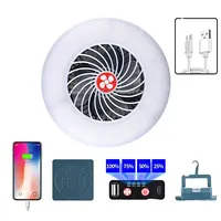 Usb Rechargeable Fan Lamp Live Broadcast Multi-Function Tent Camping Lamp, Stylefan Light