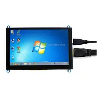 Waveshare 5 Inch Hdmi Lcd H 800X480 Touch Screen  for Raspberry Pi Supports Various Systems