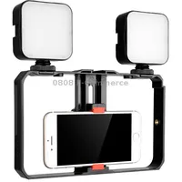 Yelangu Pc201 Ylg1801A Vlogging Live Broadcast Led Selfie Light Smartphone Video Rig Handle Stabilizer Plastic Bracket Kits