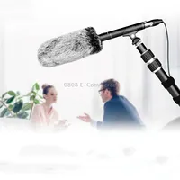 Yelangu Ylg9933A Mic07 Professional Interview Condenser Video Shotgun Microphone with 6.5Mm Audio Adapter  3.5Mm Rxl CableBlack