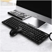 Yindiao V3 Max Business Office Silent Wireless Keyboard Mouse Set Black