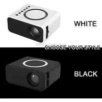 Yt300 Home Multimedia Mini Remote Projector Support Mobile PhoneEu Plug Black