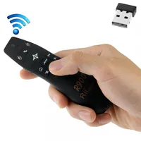2.4G Wireless Presenter Laser Pointer Fly Mouse Rii Professional Air R900 for Htpc / Android Tv Box Ps3 Xbox360 Tablet Pc K14 R900Black