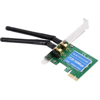 300Mbps Pci Express Wireless Lan Network Adapter Card with 2 Antennas, Ieee 802.11B / 802.11G 802.11N Standards