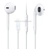 8 Pin Plug Wired Earphone, Support Calls and Music, Cable Lengrh 1.2M