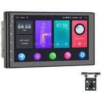 A2797 7 Inch Android Wifi 232G Central Control Large Screen Universal Car Navigation Reversing Video Player, Style Standard4Lights Camera