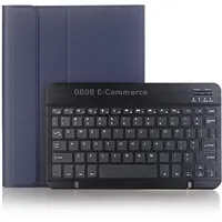 A870B Bluetooth Keyboard Leather Case with Holder  Tpu Pen Slot For Samsung Galaxy Tab S8 11 inch Sm-X700 / Sm-X706Blue
