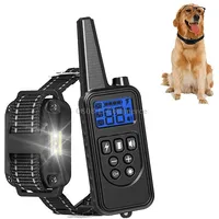 Bark Stopper Pet Supplies Collar Remote Control Dog Training Device, Style880-1 Black